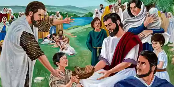 Yesus Memberi Makan Banyak Orang